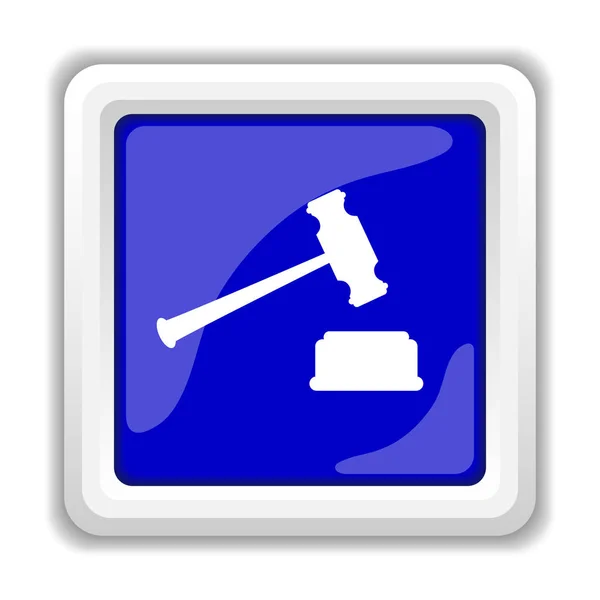 Yargıç çekiç simgesi — Stok fotoğraf
