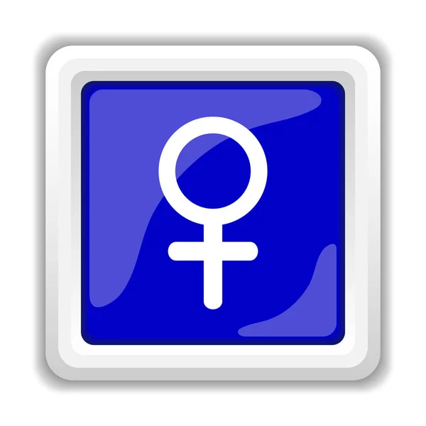 Icono de signo femenino — Foto de Stock