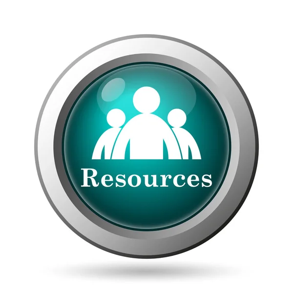 Resources icon — Stock Photo, Image