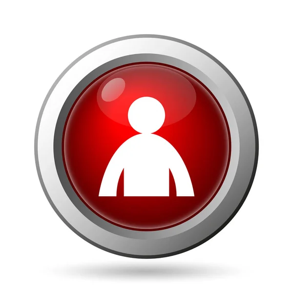 User Profile Icon Internet Button White Background — Stock Photo, Image