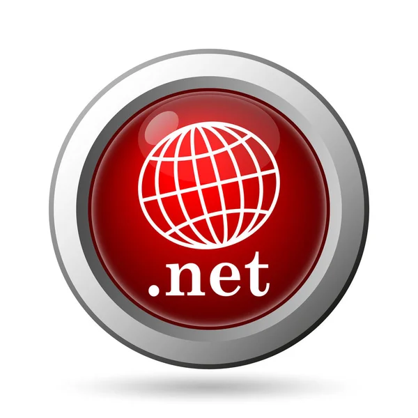 Ikona Netto Przycisk Internet Białym Tle — Zdjęcie stockowe