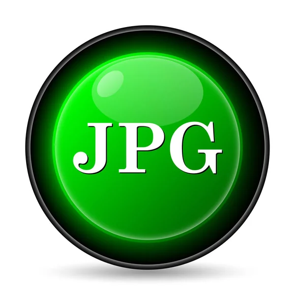 Icono Jpg Botón Internet Sobre Fondo Blanco —  Fotos de Stock