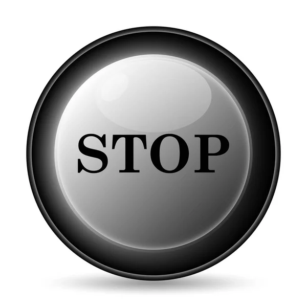 Icona di stop — Foto Stock