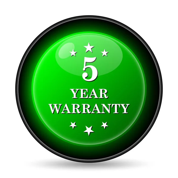 5 year warranty icon — Stock Photo, Image