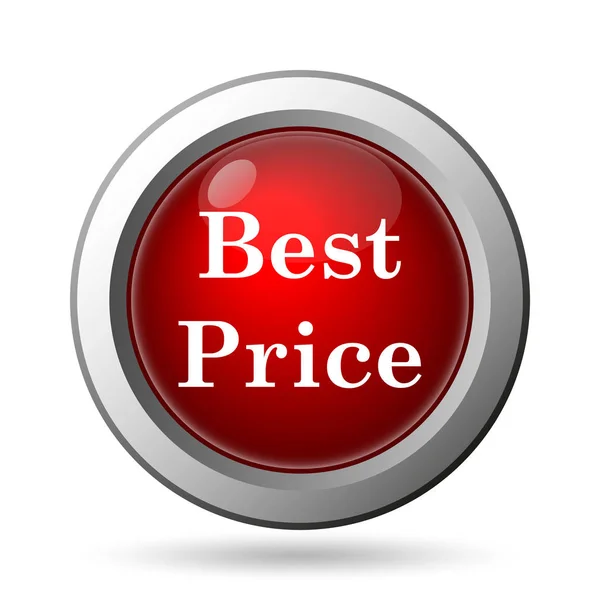 Best Price Icon Internet Button White Background — Stock Photo, Image
