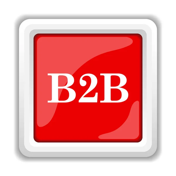 B2B 白色背景上的互联网按钮 — 图库照片