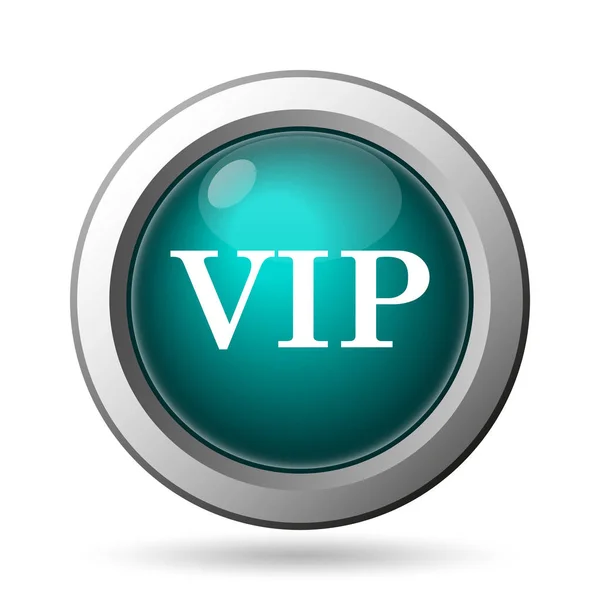 Vip Pictogram Internet Knop Witte Achtergrond — Stockfoto