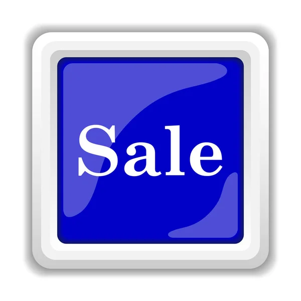 Prodej Ikona Internet Tlačítko Bílém Pozadí — Stock fotografie