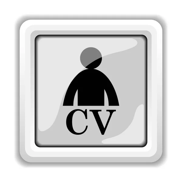 Icono CV — Foto de Stock