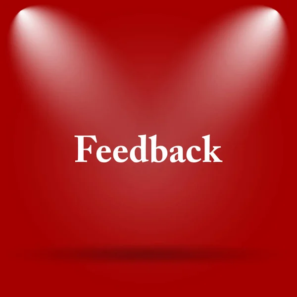 Feedback icon — Stock Photo, Image