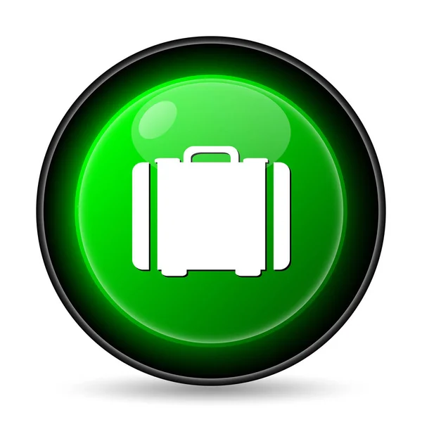 Suitcase Icon Internet Button White Background — Stock Photo, Image