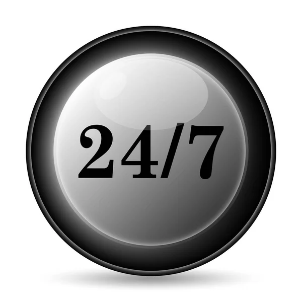 24 7 ikonu — Stock fotografie