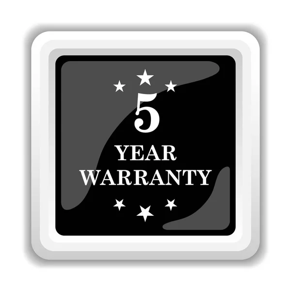 Icono de garantía de 5 años —  Fotos de Stock
