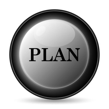 Planı simgesi. Beyaz arka plan üzerinde Internet düğmesi