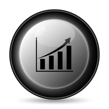 Grafik simgesini. Beyaz arka plan üzerinde Internet düğmesi