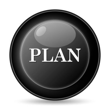 Planı simgesi. Beyaz arka plan üzerinde Internet düğmesi
