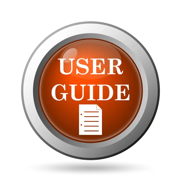 User Guide Icon Internet Button White Background — Stock Photo, Image