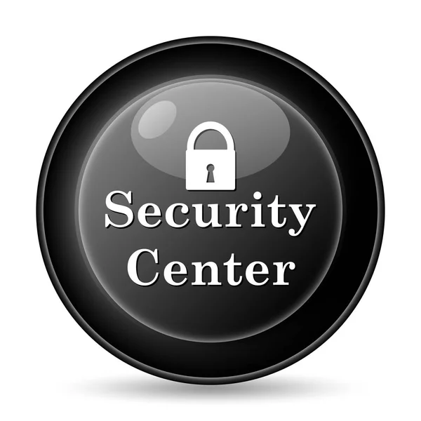 Ícone do centro de segurança — Fotografia de Stock