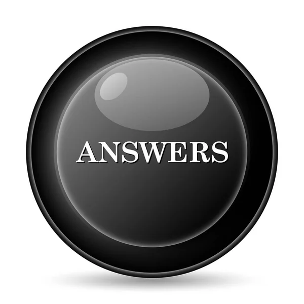 Answers icon — Stock Photo, Image