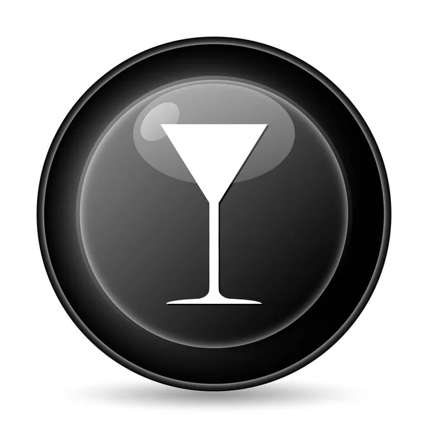 Skleněná ikona martini — Stock fotografie