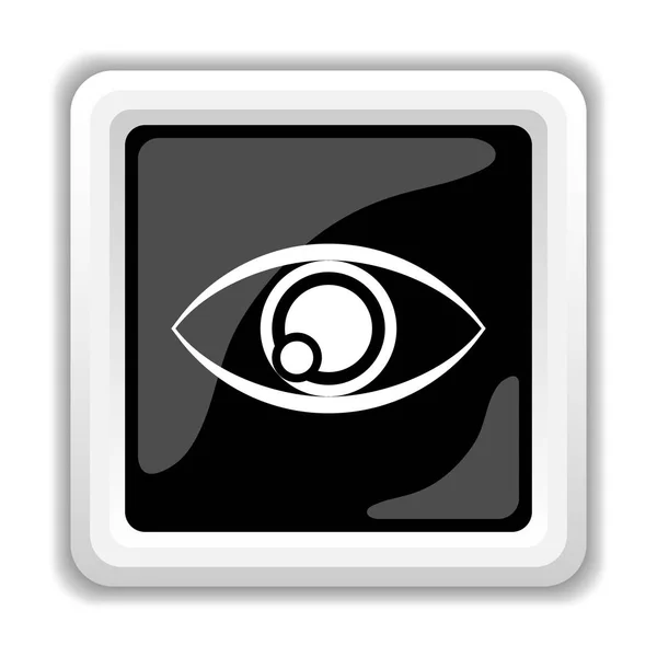 Eye Icon Internet Button White Background — Stock Photo, Image
