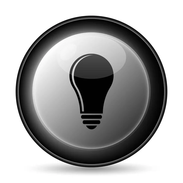Лампочка - иконка идеи — стоковое фото