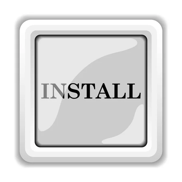 Installera ikonen — Stockfoto