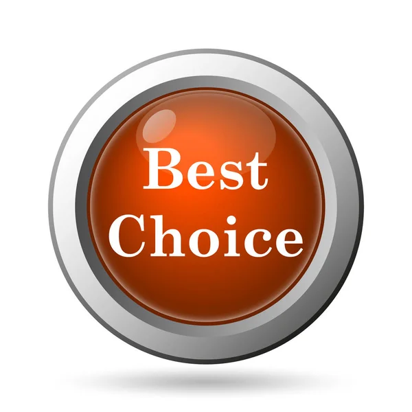 Best Choice Icon Internet Button White Background — Stock Photo, Image