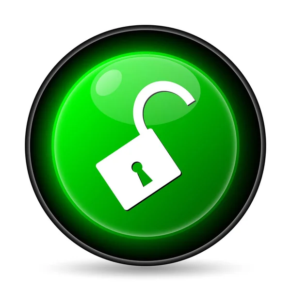 Open lock icon — Stock Photo, Image