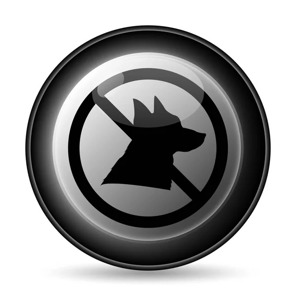 Forbidden dogs icon — Stock Photo, Image