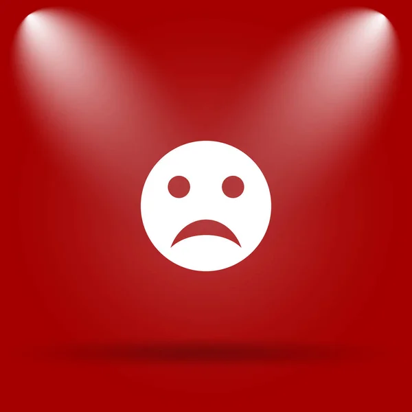 Sad smiley icon — Stock Photo, Image