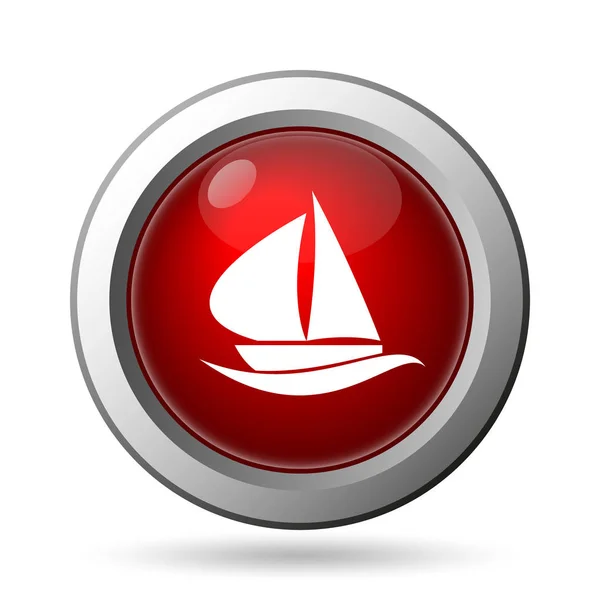 Segelboot-Ikone — Stockfoto