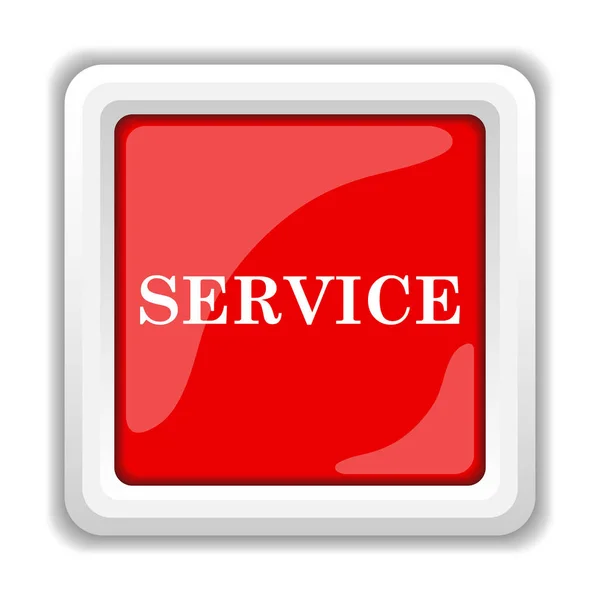 Service Simgesini Beyaz Arka Plan Üzerinde Internet Düğmesi — Stok fotoğraf