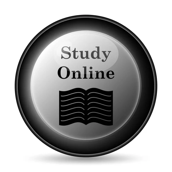 Online-Ikone studieren — Stockfoto