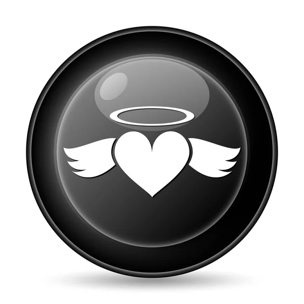 Hart angel pictogram — Stockfoto