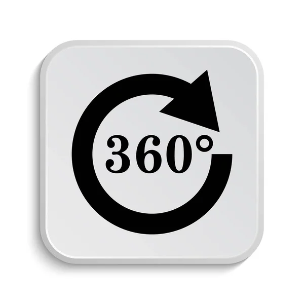 360 Icon Neu Laden Internet Taste Auf Weißem Hintergrund — Stockfoto