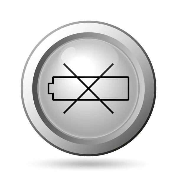 Lege batterijpictogram — Stockfoto