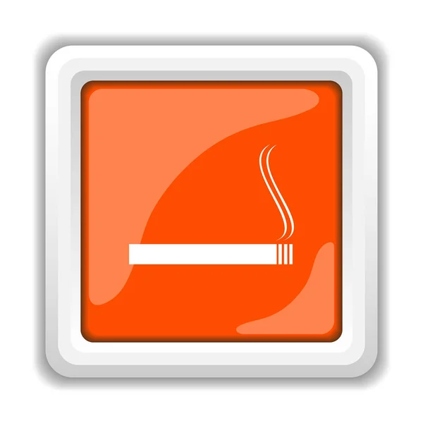 Ícone Cigarro Isolado Fundo Branco Conceito Aplicativos Móveis — Fotografia de Stock