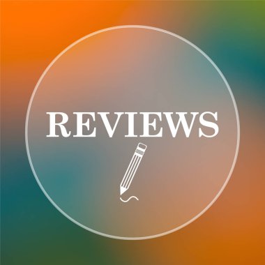 Değerlendirme simgesi. Renkli arka plan üzerinde Internet düğmesi