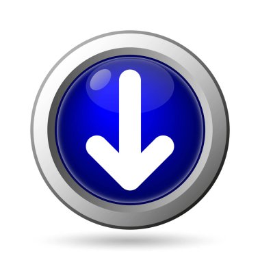 Renk simgesi. Beyaz arka plan üzerinde Internet düğmesi