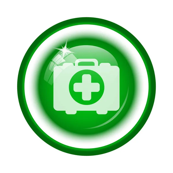 Medicinsk taske ikon - Stock-foto