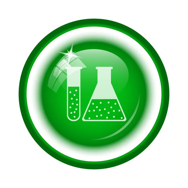 Ikona Množiny Chemie Internet Tlačítko Bílém Pozadí — Stock fotografie