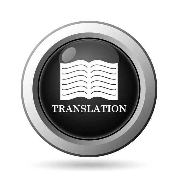 Icono libro de traducción — Foto de Stock