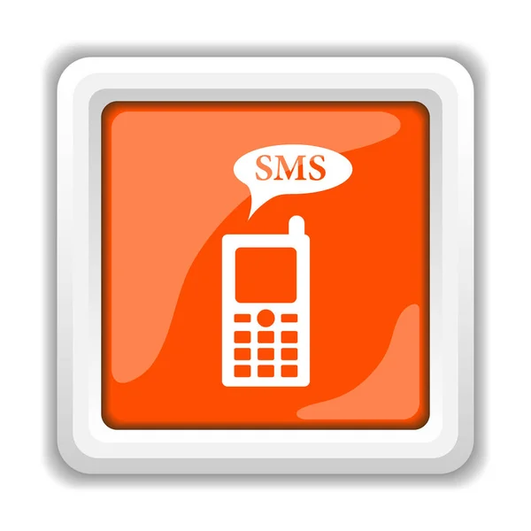 Иконка Смартфона Белом Фоне Концепция Мобильных Приложений — стоковое фото