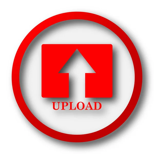 Upload Icon Internet Button White Background — Stock Photo, Image