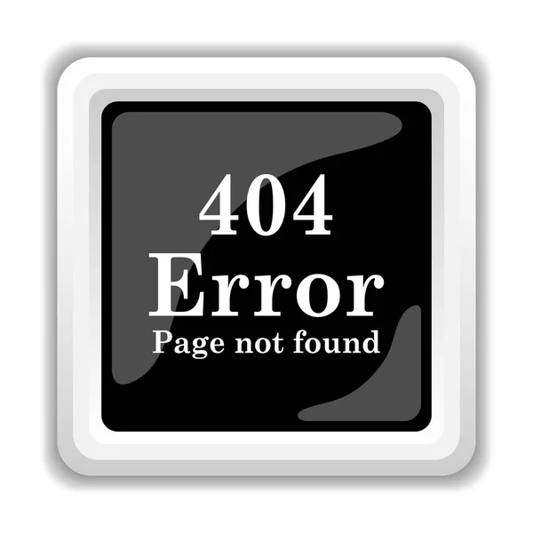 404 Error Icon Internet Button White Background — Stock Photo, Image
