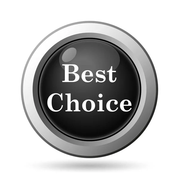 Лучший Выбор Значок Кнопка Интернет Белом Фоне — стоковое фото