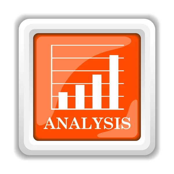 Analyse Symbol Isoliert Auf Weißem Hintergrund Konzept Für Mobile Apps — Stockfoto