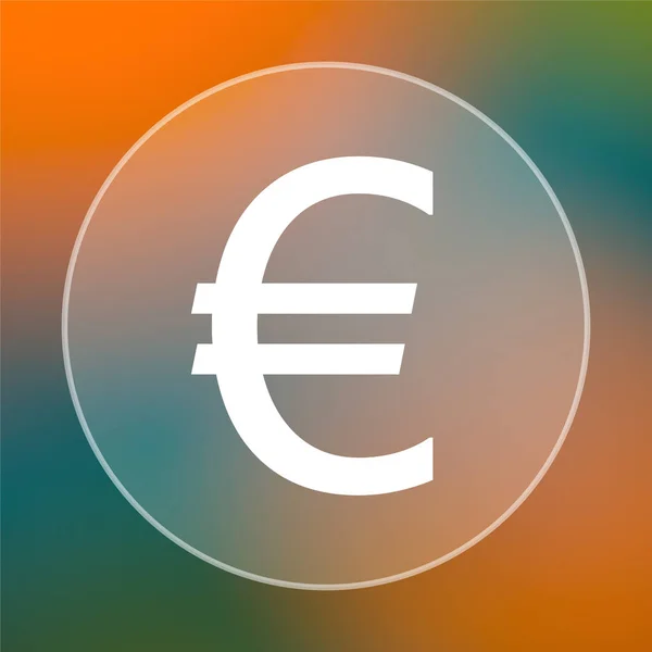 Ikon euro — Stok Foto