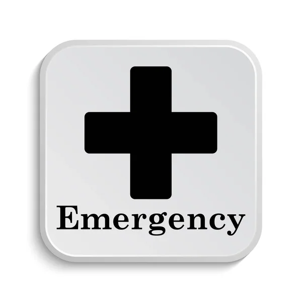 Emergency Icon Internet Button White Background — Stock Photo, Image